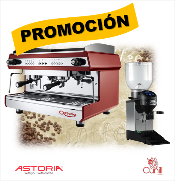 Promoción marzo Paquete Cafetera + Molino