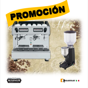 Promoción junio 2025: Cafetera compacta 110V + Molino on-demand