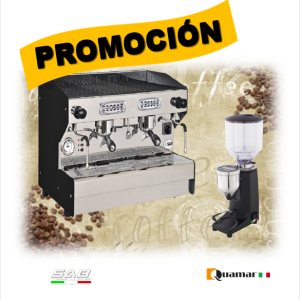 Promoción Mayo: Paquete Cafetera compacta + molino