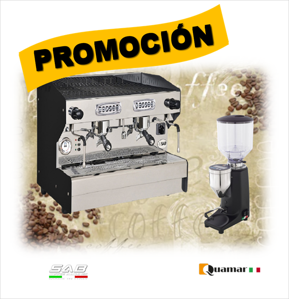 Promoción Mayo: Paquete Cafetera compacta + molino