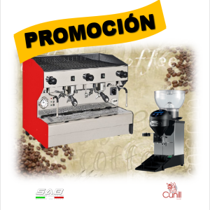 promoción Enero paquete cafetera + molino