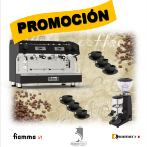 PROMO ENERO paquete cafetera + molino + tazas en porcelana