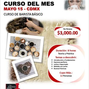 Curso de Barista básico - Mayo 15