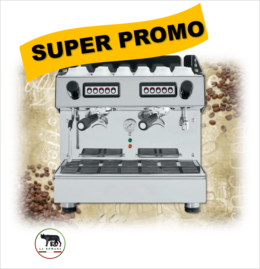 SUPER PROMO OCTUBRE - Cafetera profesional compacta LA ROMANA Mod. ATLANTIC COMPACT AUTOMÁTICA